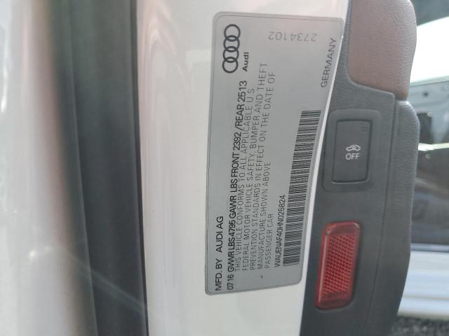 WAUENAF40HN025824 Audi A4 Premium Plus
