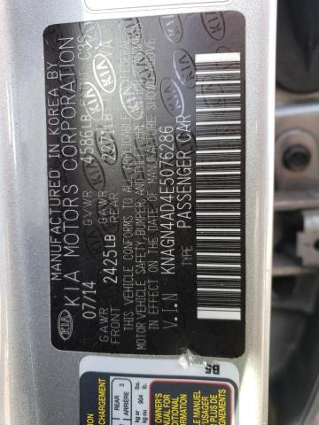 KNAGN4AD4E5076286 KIA OPTIMA HYBRID