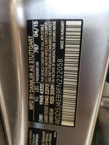 WDDSJ4EB9FN222058 Mercedes-Benz CLA 250