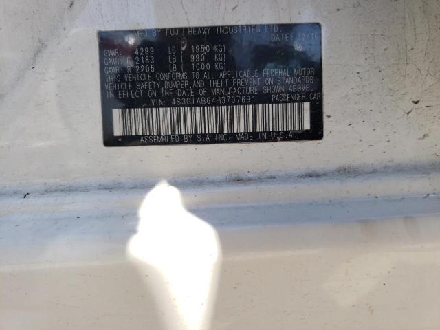 4S3GTAB64H3707691 Subaru Impreza Premium