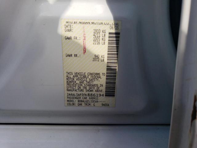 1N4AL3AP3FN886194 Nissan ALTIMA 2.5