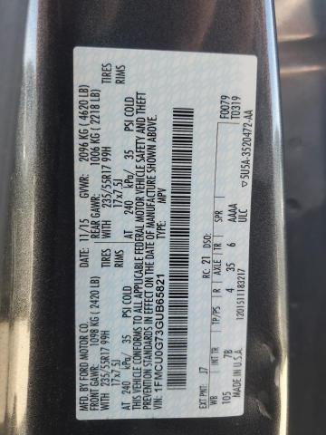 1FMCU0G73GUB65821 Ford ESCAPE SE