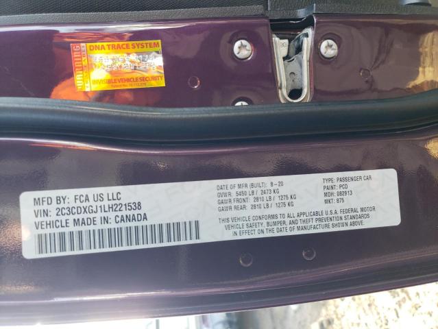 2C3CDXGJ1LH221538 Dodge Charger Scat Pack