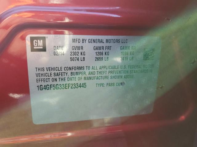 1G4GF5G33EF233445 Buick Lacrosse Touring