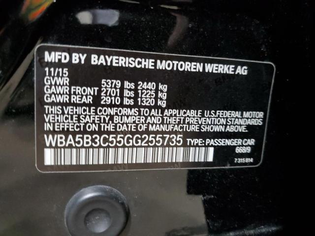 WBA5B3C55GG255735 BMW 535 XI
