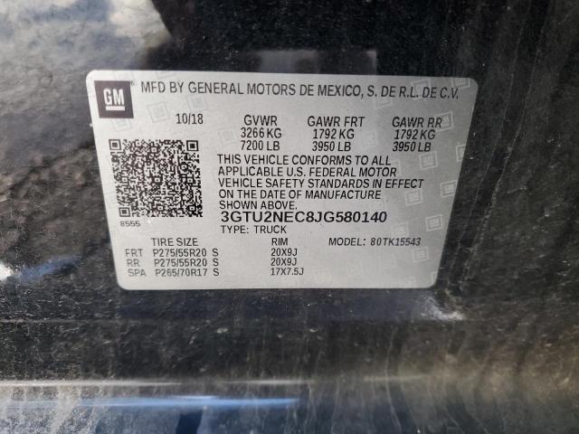 3GTU2NEC8JG580140 GMC Sierra K1500 Slt