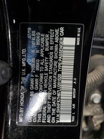 SHHFK7H67LU201520 Honda CIVIC EX
