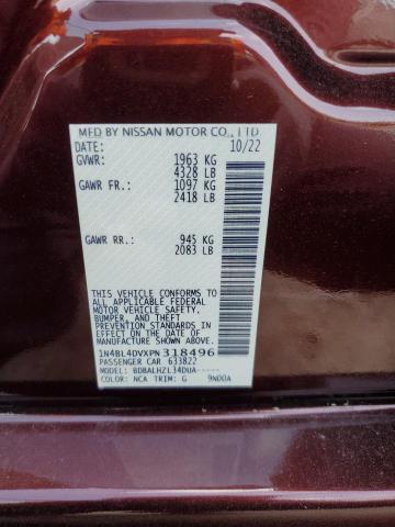 1N4BL4DVXPN318496 Nissan ALTIMA SV