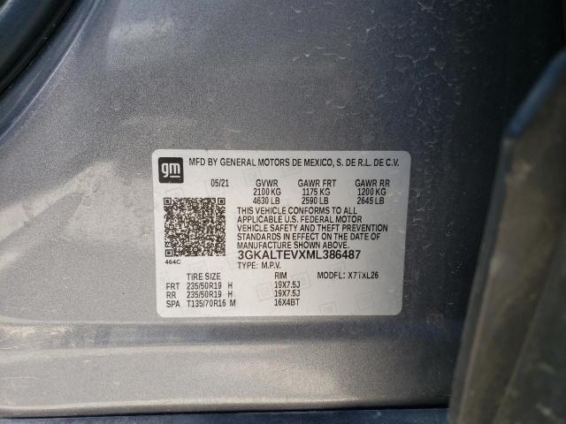 3GKALTEVXML386487 GMC Terrain Sle