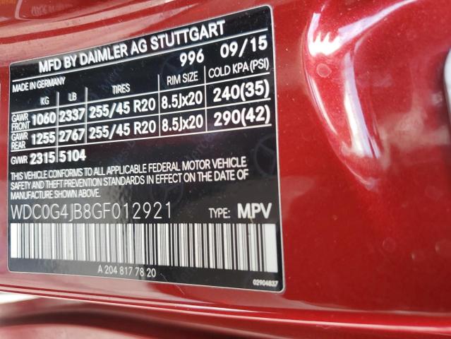 WDC0G4JB8GF012921 Mercedes-Benz GLC 300