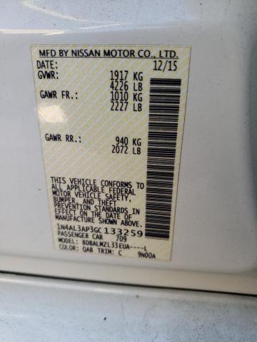 1N4AL3AP3GC133259 Nissan ALTIMA 2.5