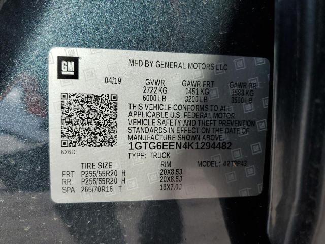 1GTG6EEN4K1294482 GMC Canyon Denali