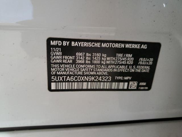 5UXTA6C0XN9K24323 BMW X5 Xdrive45e