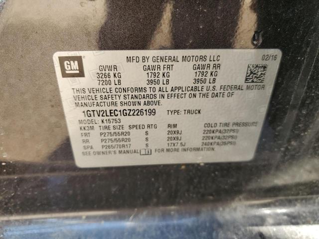 1GTV2LEC1GZ226199 GMC Sierra K1500