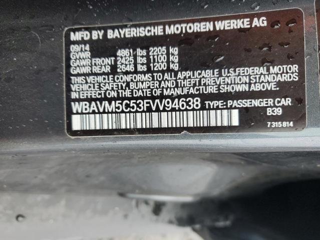 WBAVM5C53FVV94638 BMW X1 Xdrive35i