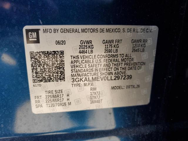 3GKALMEV0LL297239 GMC Terrain Sle