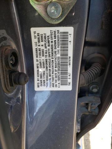 19XFC1F3XGE004289 Honda CIVIC EX