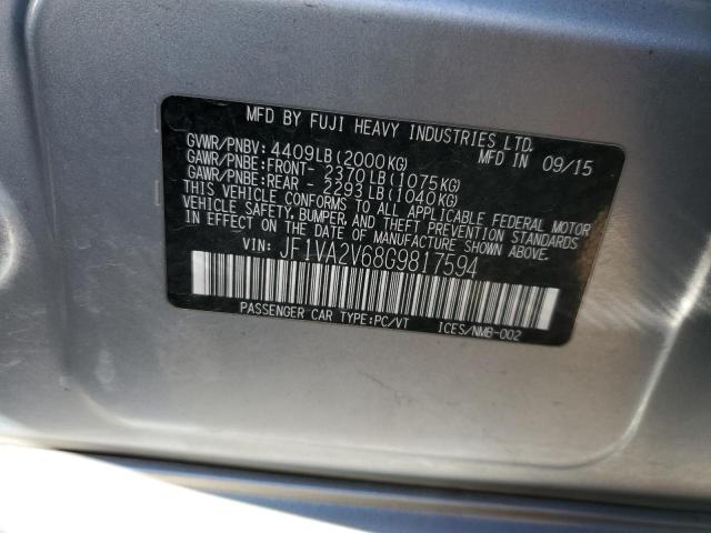 JF1VA2V68G9817594 Subaru Wrx Sti