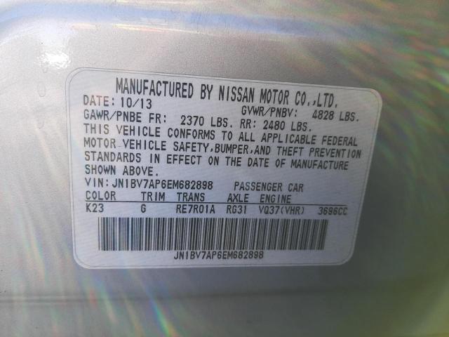 JN1BV7AP6EM682898 Infiniti Q50 BASE