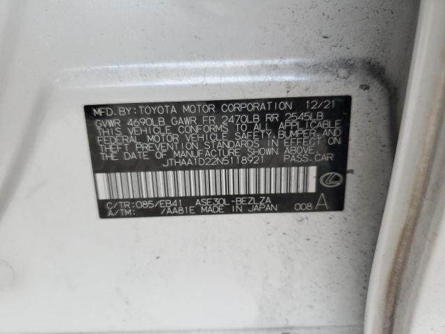 JTHAA1D22N5118921 Lexus IS 300