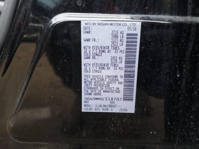 5N1AL0MM4GC518707 Infiniti QX60