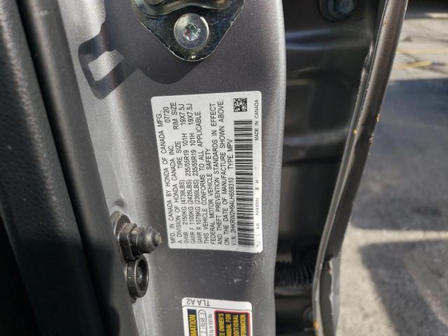 2HKRW2H94LH659310 Honda Cr-v Touring