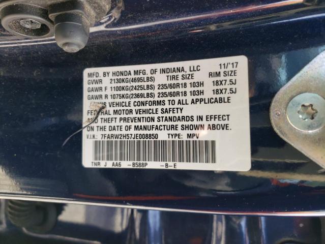 7FARW2H57JE008850 Honda CR-V EX
