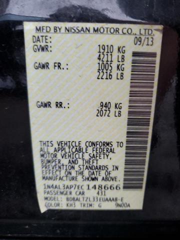 1N4AL3AP7EC148666 Nissan ALTIMA 2.5