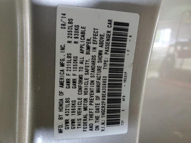 1HGCR2F89EA308850 Honda ACCORD EXL