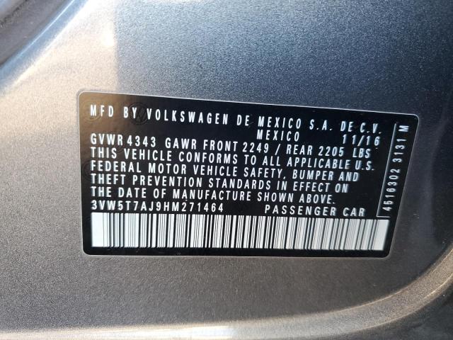 3VW5T7AJ9HM271464 Volkswagen JETTA GLI