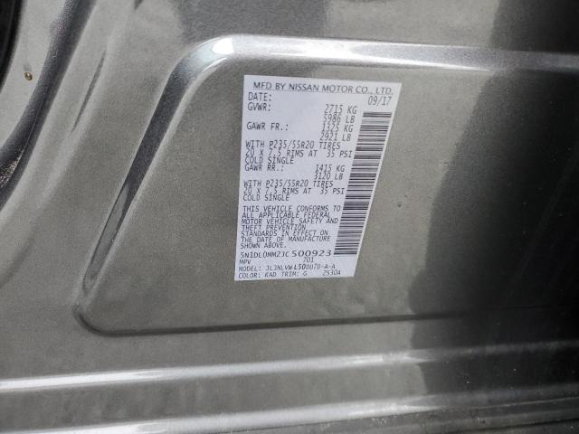 5N1DL0MM2JC500923 Infiniti QX60
