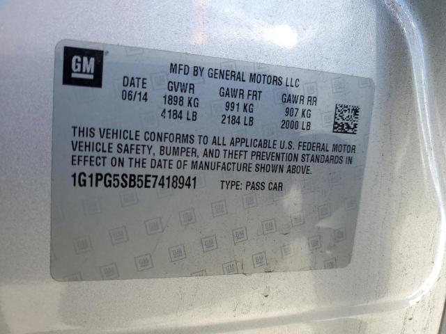 1G1PG5SB5E7418941 Chevrolet CRUZE LTZ