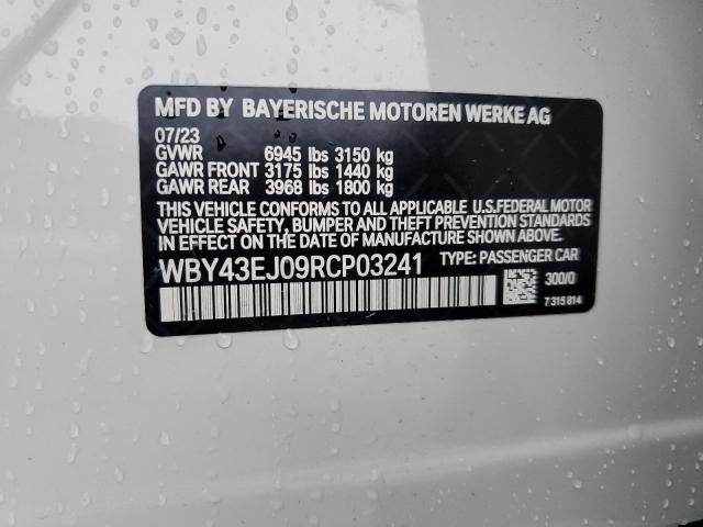 WBY43EJ09RCP03241 BMW I7 Edrive50