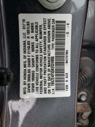 19XZE4F55KE024906 Honda INSIGHT EX