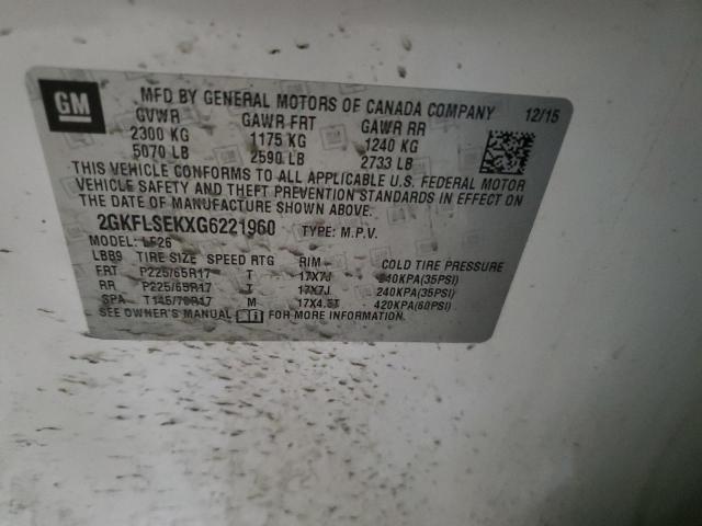 2GKFLSEKXG6221960 GMC Terrain Sle
