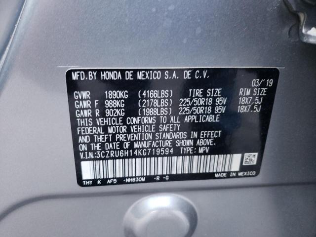 3CZRU6H14KG719594 Honda HR-V SPORT