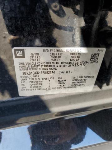 1GKS1GKC1FR152674 GMC Yukon Xl C1500 Sle