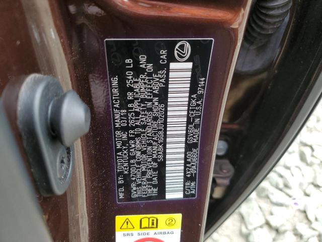 58ABK1GG8JU102026 Lexus ES 350