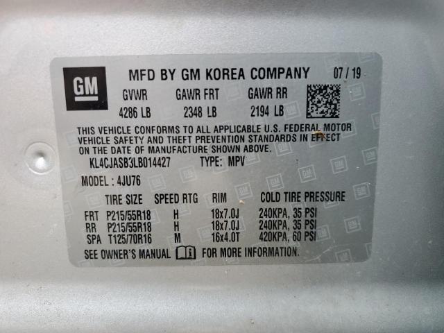KL4CJASB3LB014427 Buick Encore Preferred