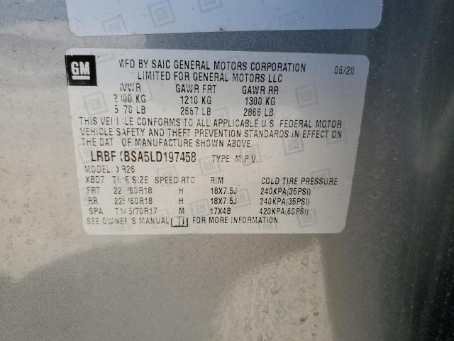 LRBFXBSA5LD197458 Buick Envision Preferred