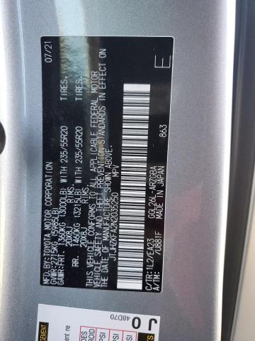 JTJHZKFA2N2035250 Lexus Rx 350 L