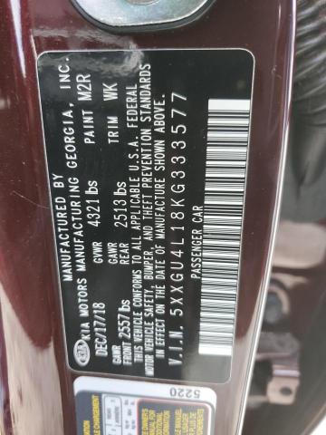 5XXGU4L18KG333577 KIA OPTIMA EX