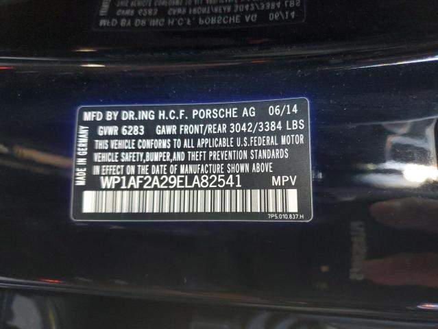 WP1AF2A29ELA82541 Porsche Cayenne