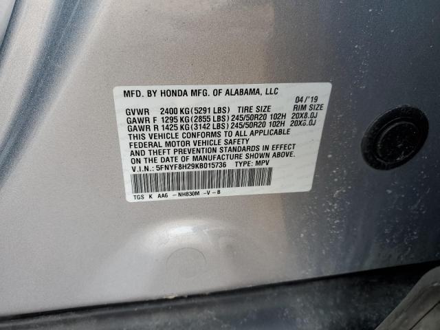 5FNYF8H29KB015736 Honda Passport Sport