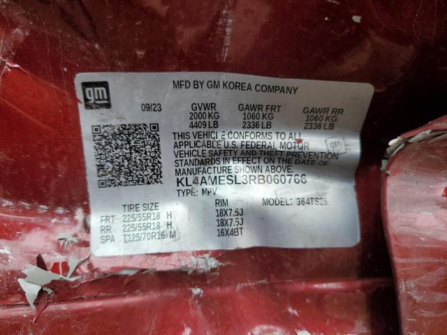 KL4AMESL3RB060766 Buick Encore Gx Sport Touring