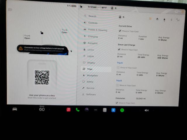 5YJ3E1EA5NF371542 Tesla MODEL 3