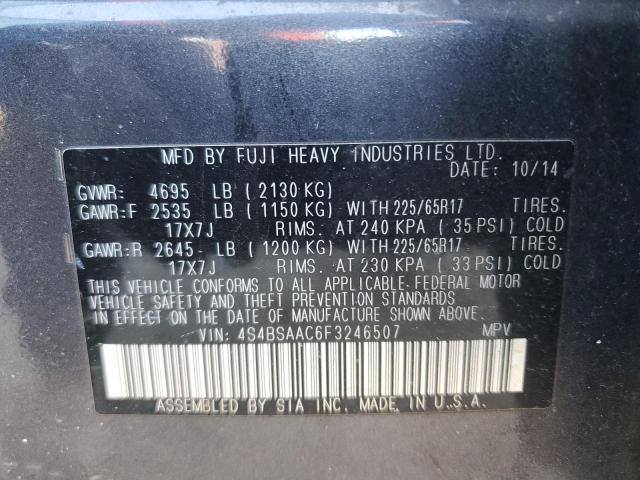 4S4BSAAC6F3246507 Subaru Outback 2.5i