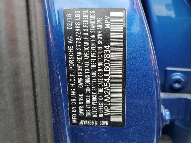 WP1AA2A54JLB07834 Porsche Macan