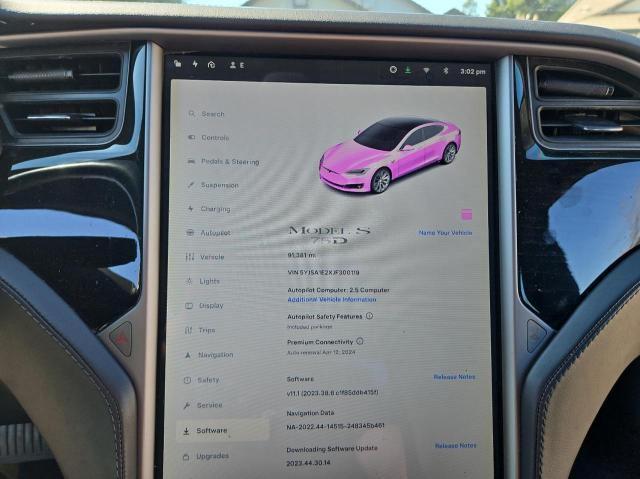 5YJSA1E2XJF300119 Tesla MODEL S