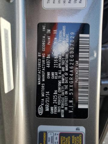 5XXGR4A62EG337029 KIA OPTIMA SX